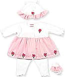pink baby girl outfit.