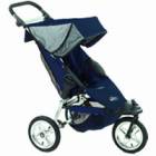 Blue and aqua baby jogging stroller.