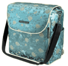 Blue cherry blossom diaper bag.