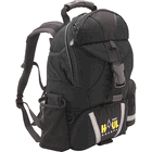 Black diaper bag back pack.