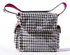 Fleurville houndstooth diaper bag.