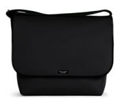 Black Kate Spade diaper bag.
