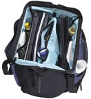 Inside of lands end diaper bag.