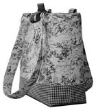 Black toile diaper bag.